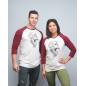 Baseball T-shirt unisexe bordeaux GORILLA OPS| VERY BAD WOD x WILL LENNART TATOO — Bordeaux · Taille XL