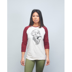 Baseball T-shirt unisexe bordeaux GORILLA OPS| VERY BAD WOD x WILL LENNART TATOO — Bordeaux · Taille XL