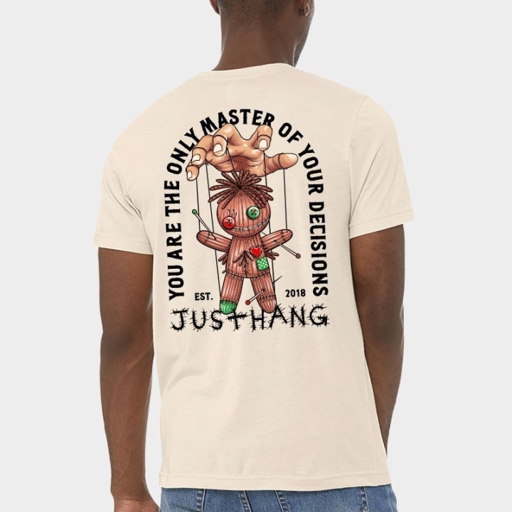 T-shirt unisexe Master of Your Decisions beige - CrossFit®, Fitness, HYROX — Beige · Taille M