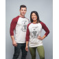 Baseball T-shirt unisexe bordeaux FRENCH WOD| VERY BAD WOD x WILL LENNART TATOO — Bordeaux · Taille XXL
