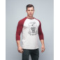 Baseball T-shirt unisexe bordeaux FRENCH WOD| VERY BAD WOD x WILL LENNART TATOO — Bordeaux · Taille XXL