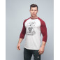 Baseball T-shirt unisexe bordeaux FRENCH WOD| VERY BAD WOD x WILL LENNART TATOO — Bordeaux · Taille XXL