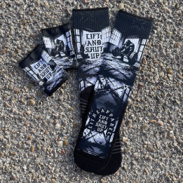 Chaussettes sport noires LITHE Lift and Shut up - Cross Training — Noir · Taille RX SOCKS S (35 - 38)