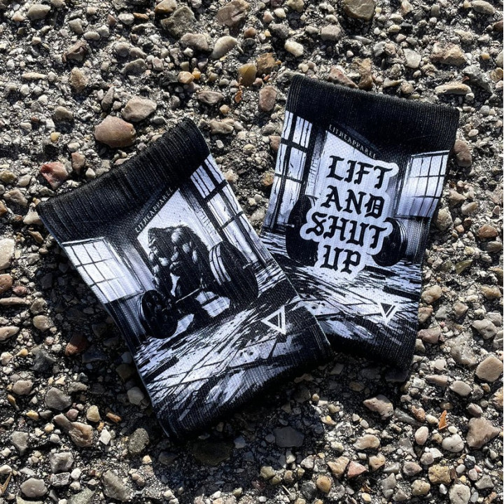 Chaussettes sport noires LITHE Lift and Shut up - Cross Training — Noir · Taille RX SOCKS S (35 - 38)
