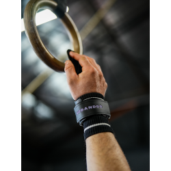 Maniques Gymnastique POWERGRIP Fusion Lila - WODANDGO — Noir · Taille L