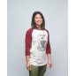 Baseball T-shirt unisexe bordeaux FRENCH WOD| VERY BAD WOD x WILL LENNART TATOO — Bordeaux · Taille XXL
