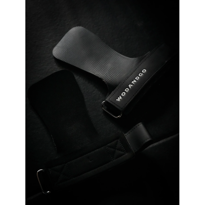 Maniques Gym POWERGRIP Fusion noir  - WODANDGO — Noir · Taille M