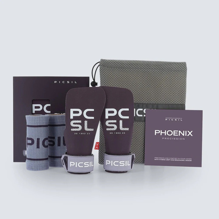 Maniques gym avec ou sans magnésie PICSIL Phoenix Plum — Violet · Taille G (Kids / XS / S)