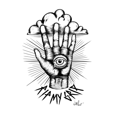 Baseball T-shirt unisexe bordeaux RIP MY GRIP| VERY BAD WOD x WILL LENNART TATOO — Bordeaux · Taille XXS