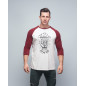 Baseball T-shirt unisexe bordeaux RIP MY GRIP| VERY BAD WOD x WILL LENNART TATOO — Bordeaux · Taille XXS