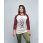 Baseball T-shirt unisexe bordeaux RIP MY GRIP| VERY BAD WOD x WILL LENNART TATOO — Bordeaux · Taille XXS