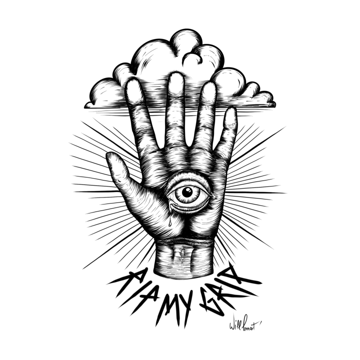 T-shirt unisexe jaune RIP MY GRIP | VERY BAD WOD x WILL LENNART TATOO — Jaune · Taille XS