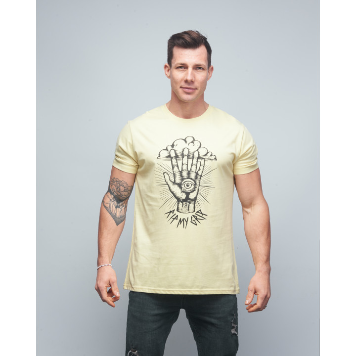 T-shirt unisexe jaune RIP MY GRIP | VERY BAD WOD x WILL LENNART TATOO — Jaune · Taille XS