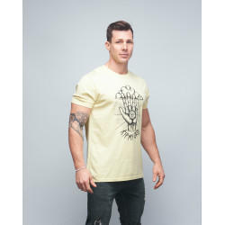 T-shirt unisexe jaune RIP MY GRIP | VERY BAD WOD x WILL LENNART TATOO — Jaune · Taille XS