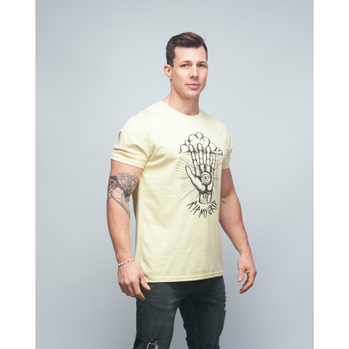 T-shirt unisexe jaune RIP MY GRIP | VERY BAD WOD x WILL LENNART TATOO — Jaune · Taille XS