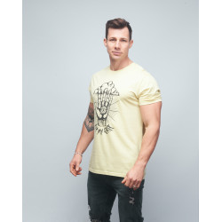 T-shirt unisexe jaune RIP MY GRIP | VERY BAD WOD x WILL LENNART TATOO — Jaune · Taille XS