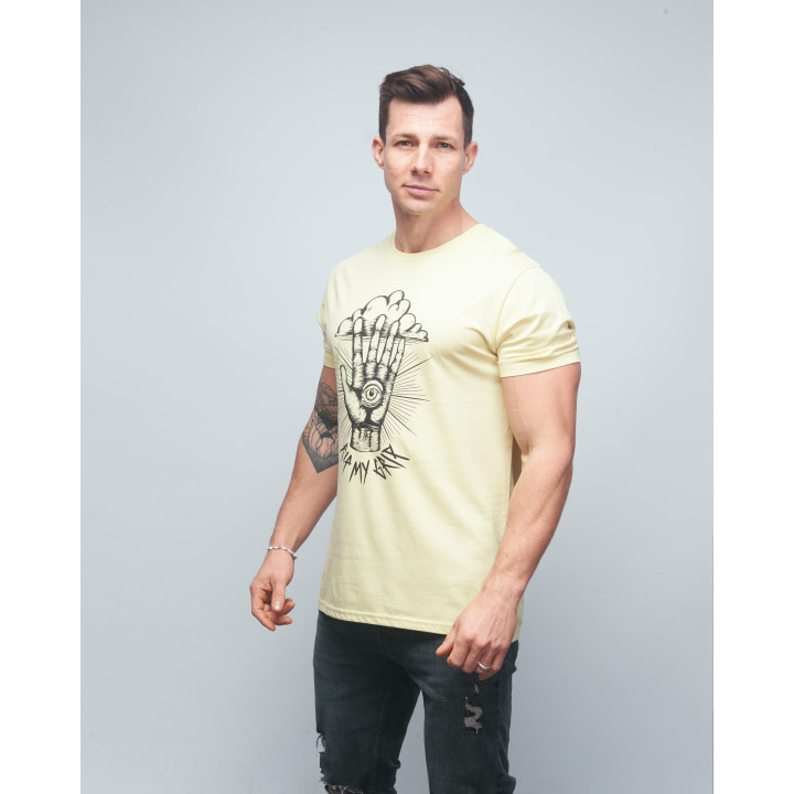 T-shirt unisexe jaune RIP MY GRIP | VERY BAD WOD x WILL LENNART TATOO — Jaune · Taille XS