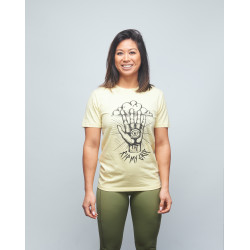 T-shirt unisexe jaune RIP MY GRIP | VERY BAD WOD x WILL LENNART TATOO — Jaune · Taille XS