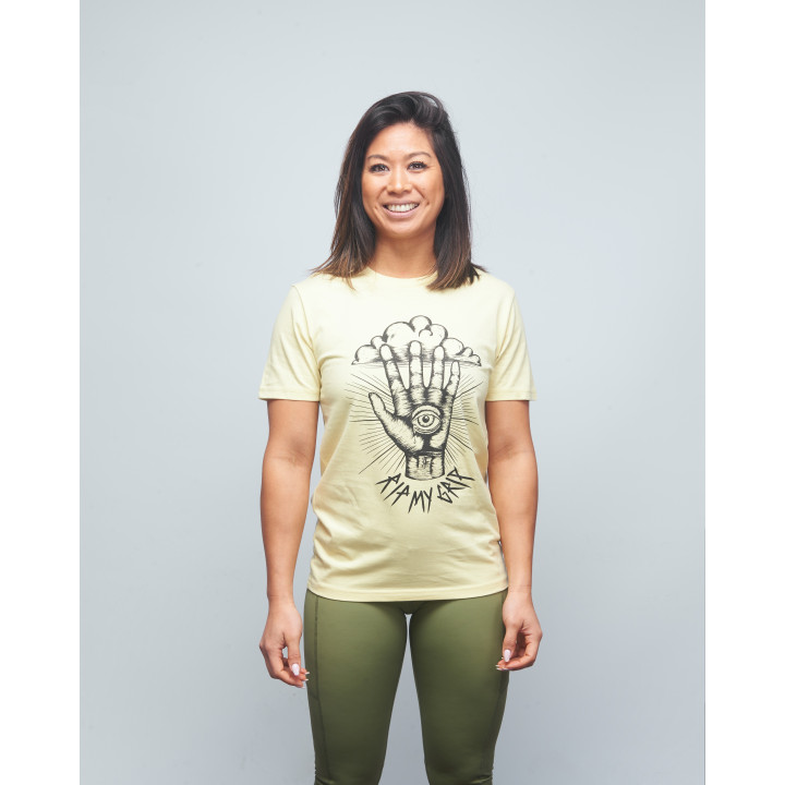 T-shirt unisexe jaune RIP MY GRIP | VERY BAD WOD x WILL LENNART TATOO — Jaune · Taille XS