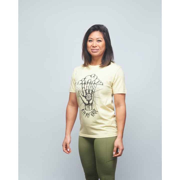 T-shirt unisexe jaune RIP MY GRIP | VERY BAD WOD x WILL LENNART TATOO — Jaune · Taille XS