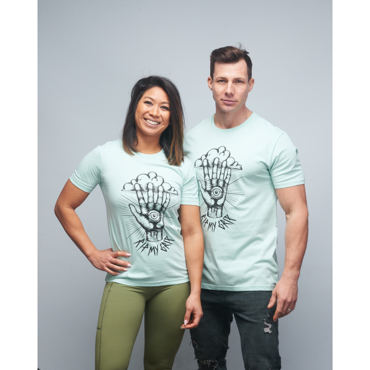 T-shirt unisexe vert clair RIP MY GRIP | VERY BAD WOD x WILL LENNART TATOO — Vert · Taille XXS