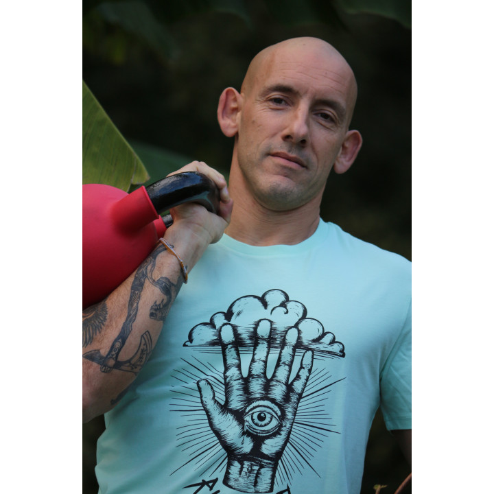 T-shirt unisexe vert clair RIP MY GRIP | VERY BAD WOD x WILL LENNART TATOO — Vert · Taille XXS