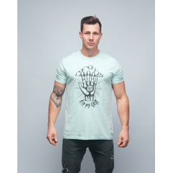 T-shirt unisexe vert clair RIP MY GRIP | VERY BAD WOD x WILL LENNART TATOO — Vert · Taille XXS