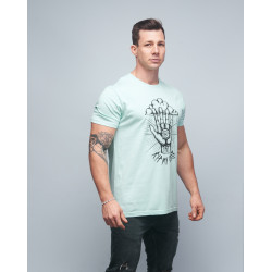 T-shirt unisexe vert clair RIP MY GRIP | VERY BAD WOD x WILL LENNART TATOO — Vert · Taille XXS