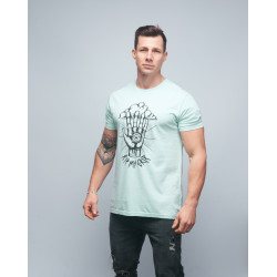 T-shirt unisexe vert clair RIP MY GRIP | VERY BAD WOD x WILL LENNART TATOO — Vert · Taille XXS