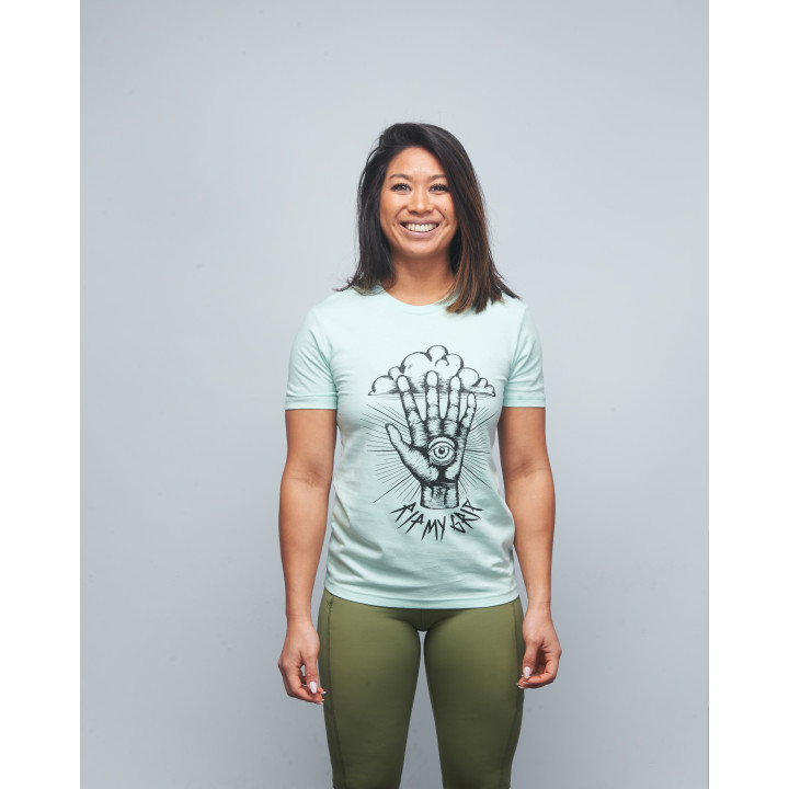 T-shirt unisexe vert clair RIP MY GRIP | VERY BAD WOD x WILL LENNART TATOO — Vert · Taille XXS