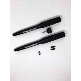 Poignées corde à sauter Velocity 2.0 Very Bad Wod - Noires, aluminium rapide — Taille Noir