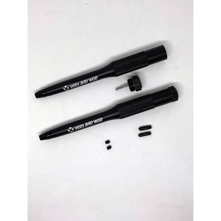 Poignées corde à sauter Velocity 2.0 Very Bad Wod - Noires, aluminium rapide — Taille Noir