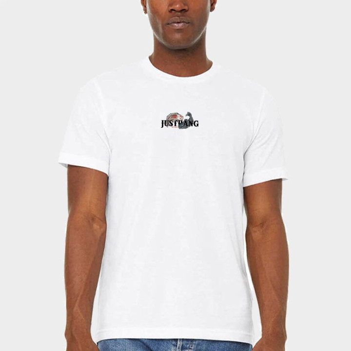 T-shirt sport unisexe Justhang Koi Carp blanc — Blanc · Taille M