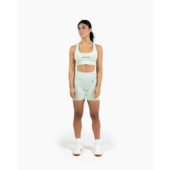 Brassière VELITES HOLO Low Neck - Vert Mojito Medium Impact — Vert · Taille S
