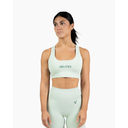 Brassière VELITES HOLO Low Neck - Vert Mojito Medium Impact — Vert · Taille L