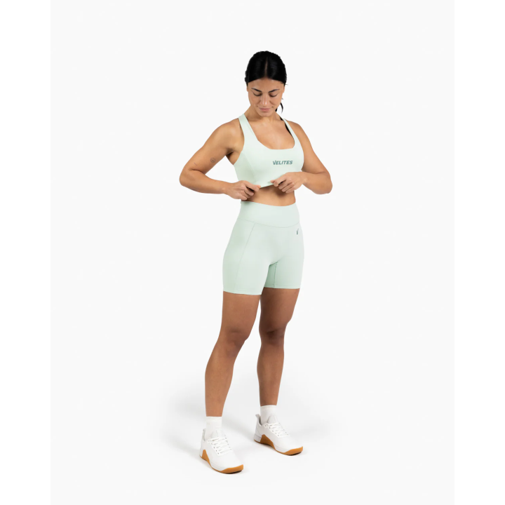 Brassière VELITES HOLO Low Neck - Vert Mojito Medium Impact — Vert · Taille L