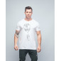 T-shirt unisexe blanc NEVER TOO HIGH | VERY BAD WOD x WILL LENNART TATOO — Blanc · Taille L