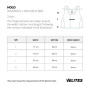 Brassière VELITES HOLO Low Neck - Noir Intense Medium Impact — Noir · Taille S