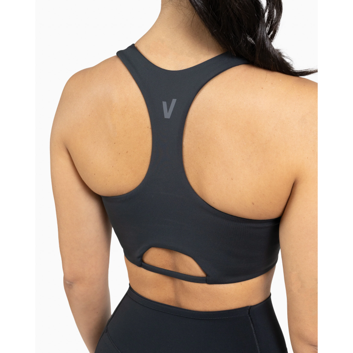 Brassière VELITES HOLO Low Neck - Noir Intense Medium Impact — Noir · Taille S