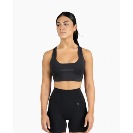 Brassière VELITES HOLO Low Neck - Noir Intense Medium Impact — Noir · Taille M