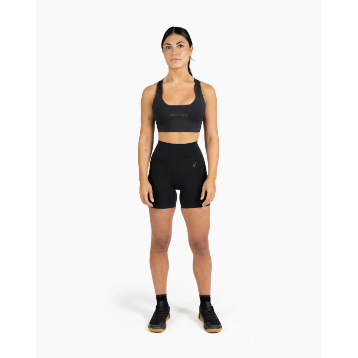 Brassière VELITES HOLO Low Neck - Noir Intense Medium Impact — Noir · Taille L
