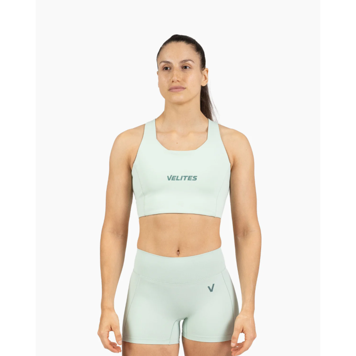 Brassière VELITES HOLO High Neck vert mojito - maintien moyen — Vert · Taille S