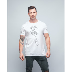 T-shirt unisexe blanc NEVER TOO HIGH | VERY BAD WOD x WILL LENNART TATOO — Blanc · Taille L