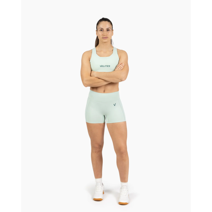 Brassière VELITES HOLO High Neck vert mojito - maintien moyen — Vert · Taille M