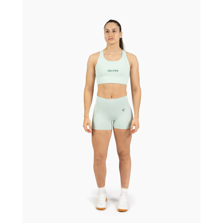 Brassière VELITES HOLO High Neck vert mojito - maintien moyen — Vert · Taille M