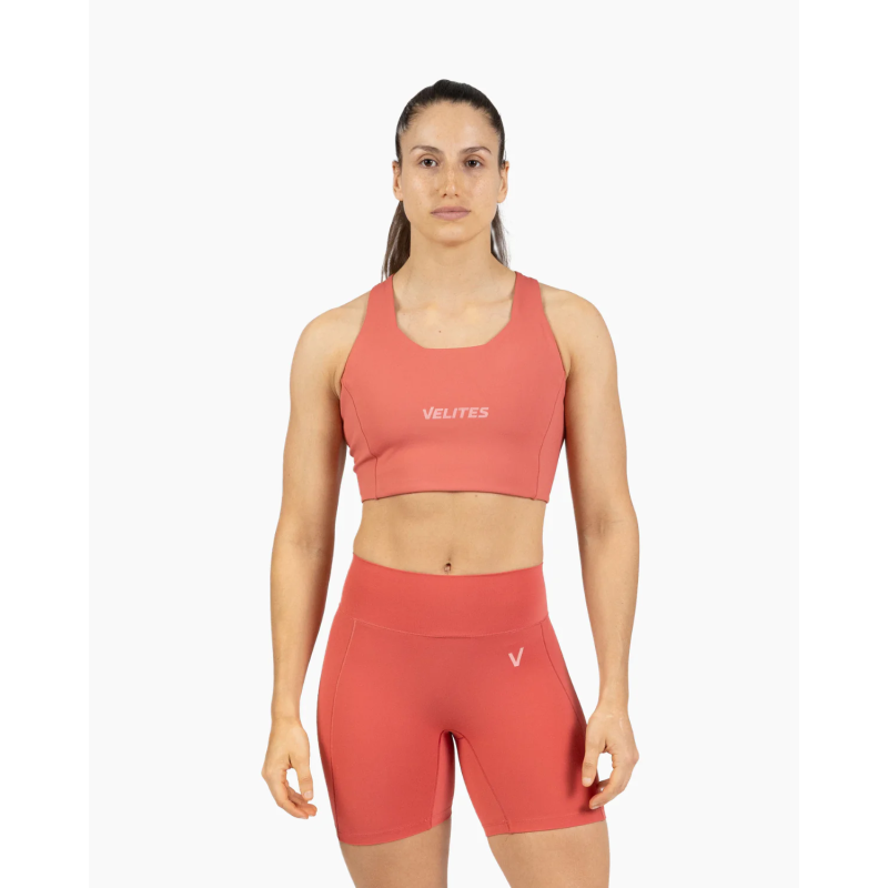 Brassière VELITES HOLO High Neck rose raspberry - maintien moyen — Rose · Taille L