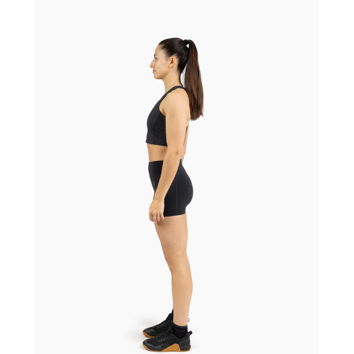 Brassière VELITES HOLO High Neck noire - maintien moyen — Noir · Taille S