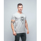 T-shirt unisexe gris SKULL| VERY BAD WOD x WILL LENNART TATOO — Gris · Taille XL