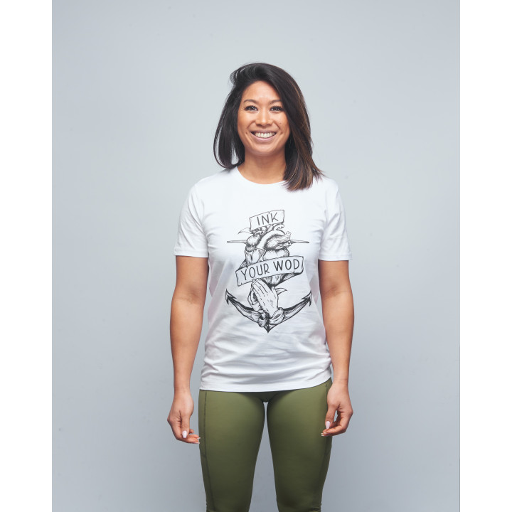 T-shirt unisexe blanc INK YOUR WOD | VERY BAD WOD x WILL LENNART TATOO — Blanc · Taille XXS
