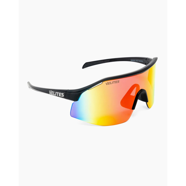 Lunettes de soleil Velites Raptor - Noir/Rouge sport — Monture noire / Verres oranges · Taille TU